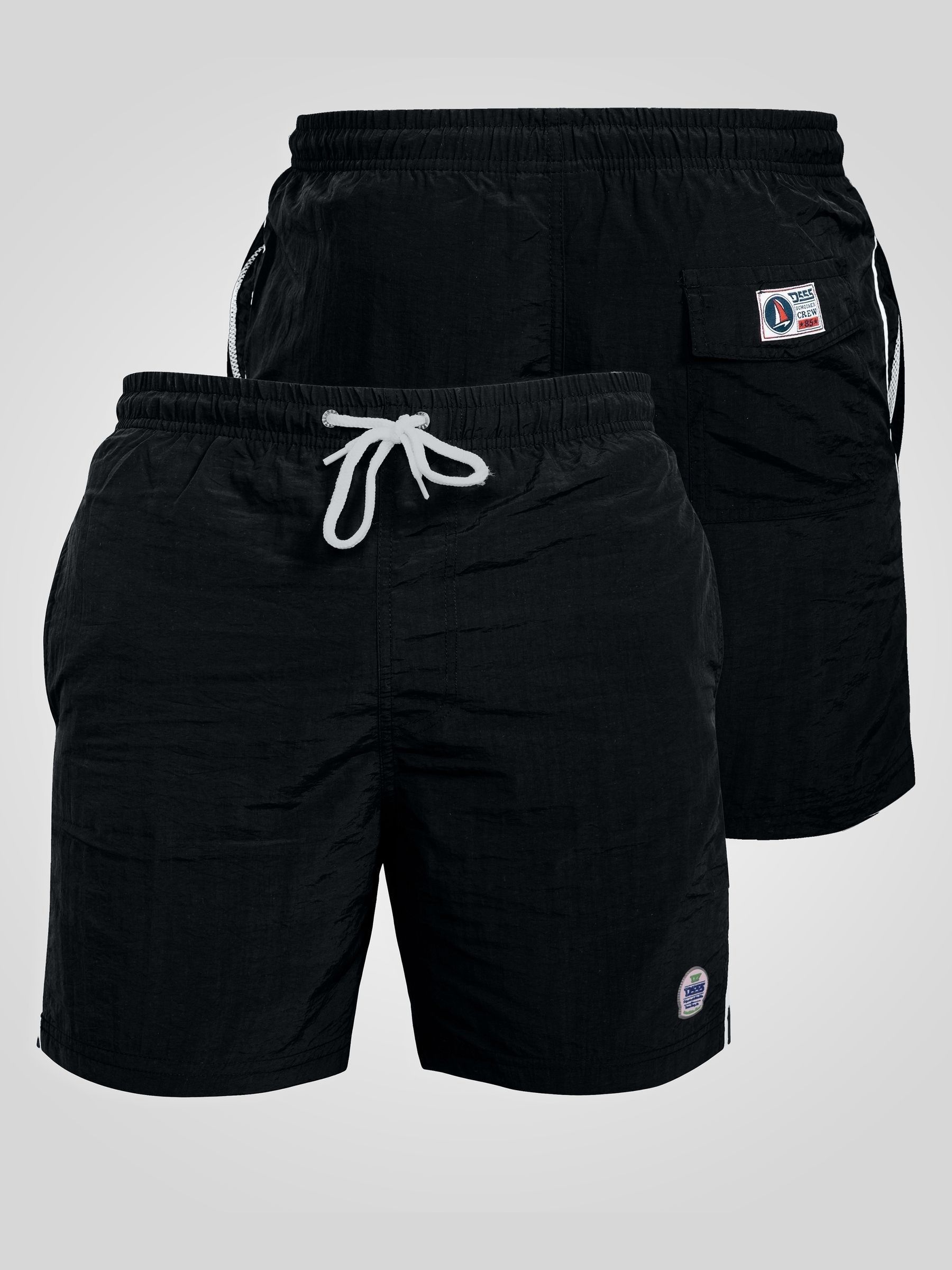 Buy D555 Black YARROW Full Length Swim Shorts from the Next UK
