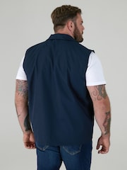 D555 Blue ENZO Multi Pocket Waistcoat - Image 3 of 10