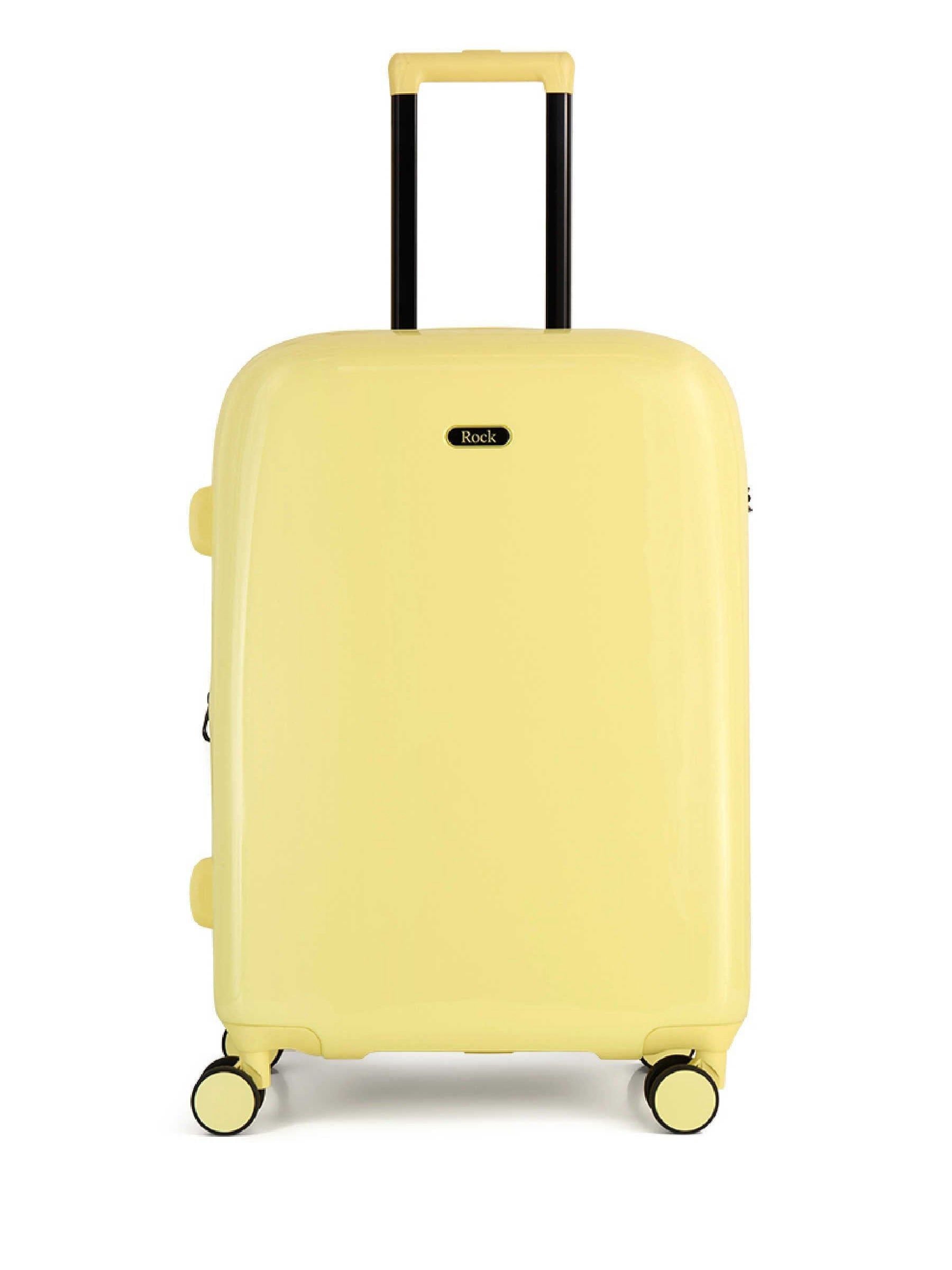 Rock Luggage Women's Yellow Gelato Medium Suitcase