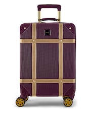 Rock Luggage Purple Vintage Cabin Suitcase - Image 1 of 5