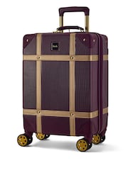 Rock Luggage Purple Vintage Cabin Suitcase - Image 2 of 5