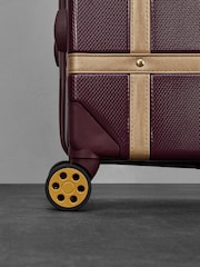 Rock Luggage Purple Vintage Cabin Suitcase - Image 3 of 5