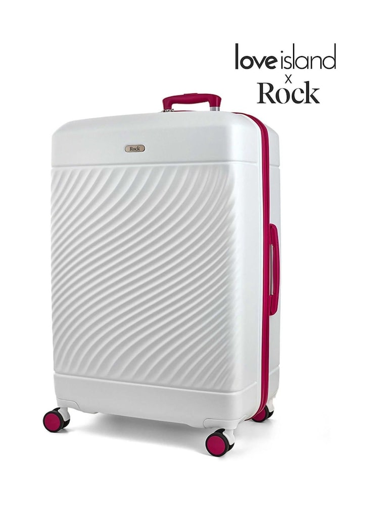 Weiß - Rock Luggage Love Island 3 Piece Set Suit - Bild 2 von 5