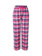 Joe Browns Pink Sausage Dog Check Pyjamas Set - Image 7 of 7