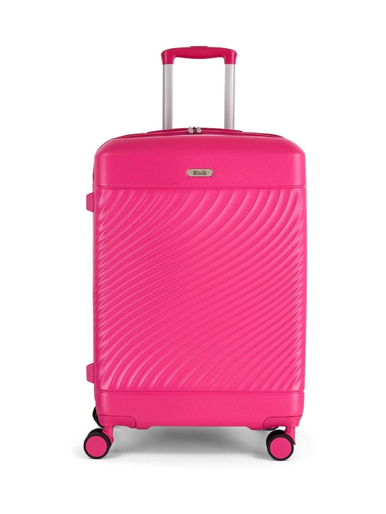 Pink - Rock Luggage Love Island Medium Suitcase - Bild 1 von 5