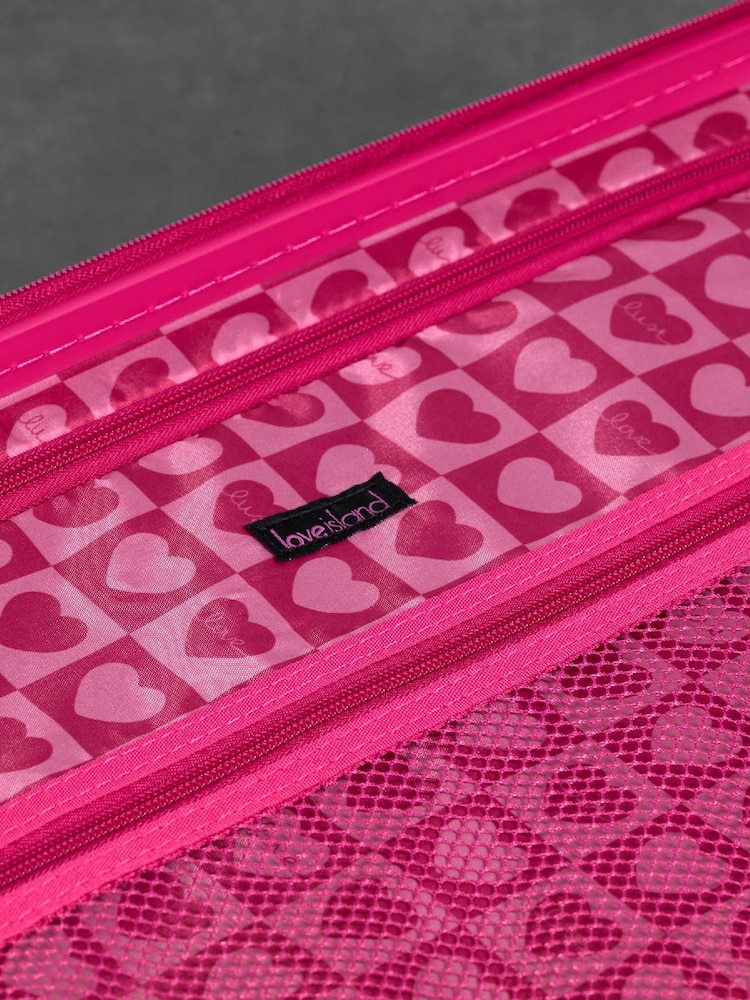 Pink - Rock Luggage Love Island Medium Suitcase - Bild 5 von 5