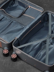 Rock Vintage Grey 3 Piece Set Suitcase - Image 3 of 5