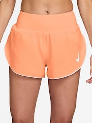 Nike Orange Pulse Tempo Swoosh Dri-FIT Mid-Rise Running Shorts - Image 1 of 4