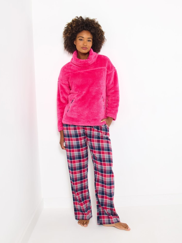 Joe Browns Pink Fleece Top - Image 1 of 5