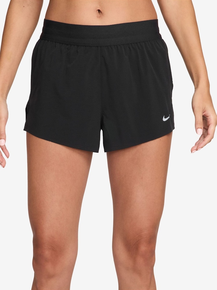 Nike Black Swift Breathe Brief-Lined Running Shorts - Image 1 of 4
