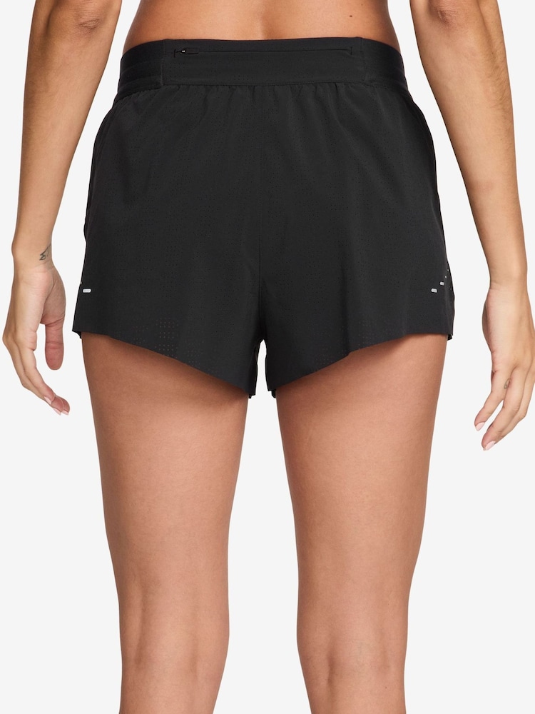 Nike Black Swift Breathe Brief-Lined Running Shorts - Image 2 of 4