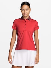 Nike Crimson Red Golf Club Dri-FIT UV Short-Sleeve Golf Polo T-Shirt - Image 1 of 3