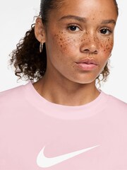 Nike Pink Foam Pro Dri-FIT Loose Short-Sleeve Top - Image 3 of 3