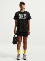 Nike Black Logo Graphic Oversized T-Shirt - Image 1 of 5