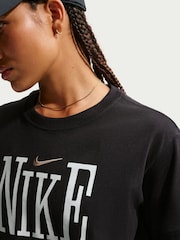 Nike Black Logo Graphic Oversized T-Shirt - Image 5 of 5