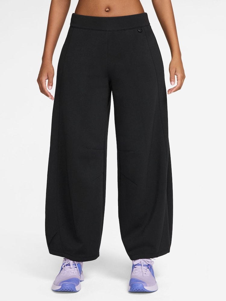 Nike Black 24.7 ImpossiblySoft Dri-FIT Wide-Leg Joggers - Image 1 of 3