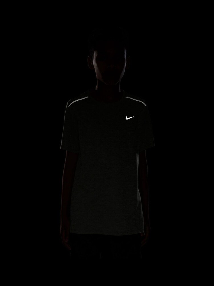 Spruce Fog Grey - Nike Miler Dri-FIT Short Sleeve T-Shirt - Imagen 4 de 4