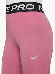 Nike Peony Pink Dri-FIT High Waisted Pro Leggings - Image 3 of 3