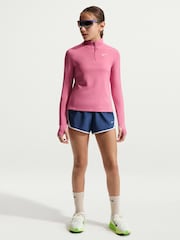 Nike Peony Pink Dri-FIT Long Sleeve Half Zip Top - Image 4 of 5