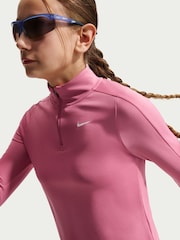 Nike Peony Pink Dri-FIT Long Sleeve Half Zip Top - Image 5 of 5