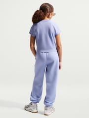 Nike Purple Cropped T-Shirt - Image 4 of 4
