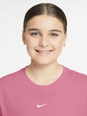 Nike Peony Pink Sportswear Boxy T-Shirt - Image 3 of 3