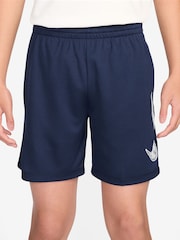 Nike Midnight Navy Multi Dri-FIT Training Shorts - Image 1 of 4
