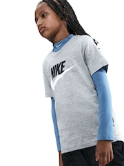 Nike Grey Futura HBR T-Shirt - Image 4 of 5