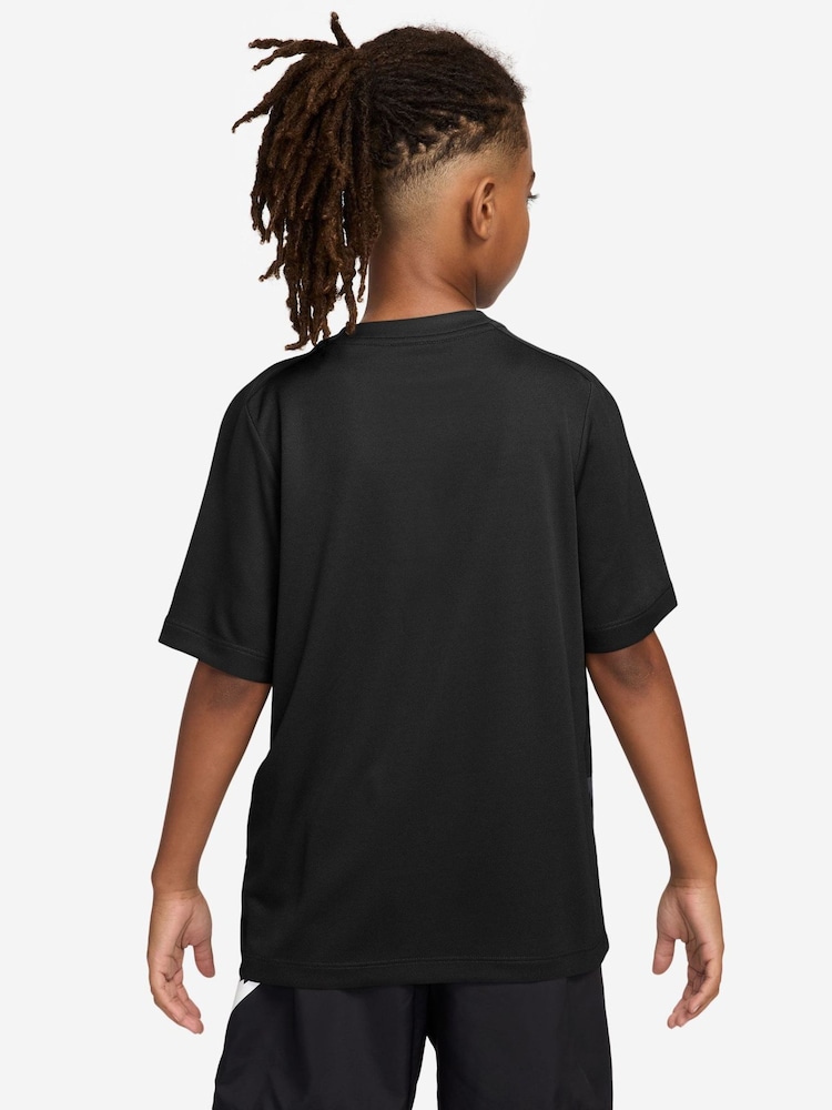 Nike Black Multi DriFIT Short Sleeve T-Shirt - Image 2 of 3