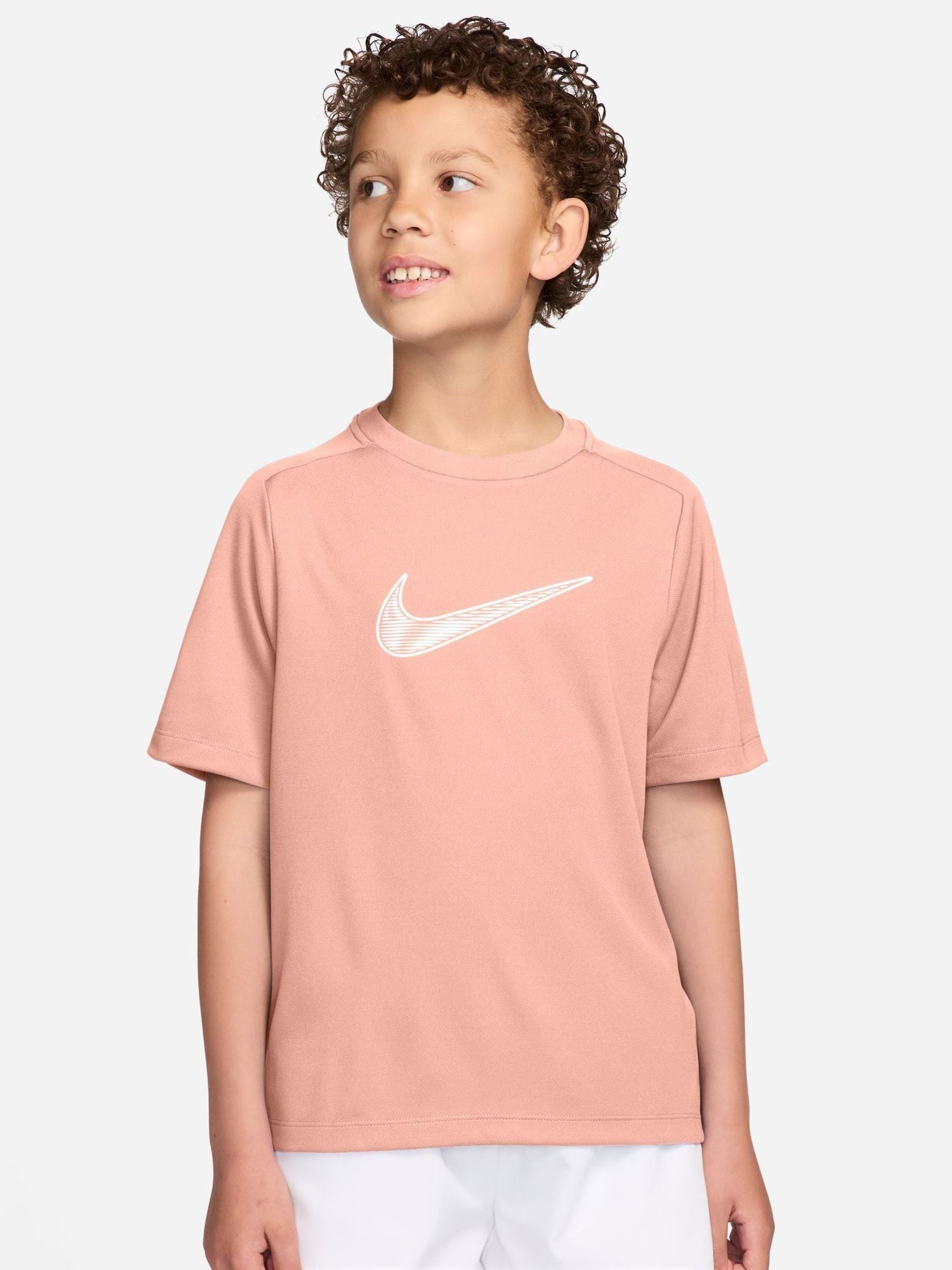 orange nike dri fit t shirt