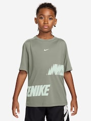 Nike Spruce Fog Grey Multi Dri-FIT Short Sleeve T-Shirt - Image 1 of 3