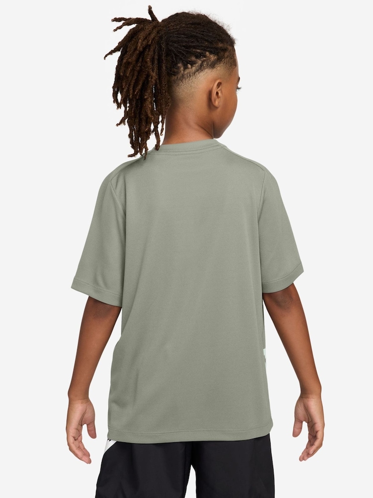 Nike Spruce Fog Grey Multi Dri-FIT Short Sleeve T-Shirt - Image 2 of 3