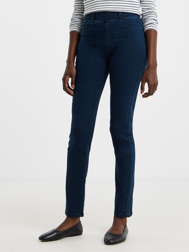 JD Williams Blue Slim Leg Jeggings - Image 1 of 3