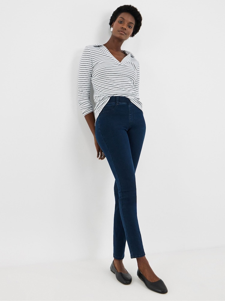 JD Williams Blue Slim Leg Jeggings - Image 3 of 3