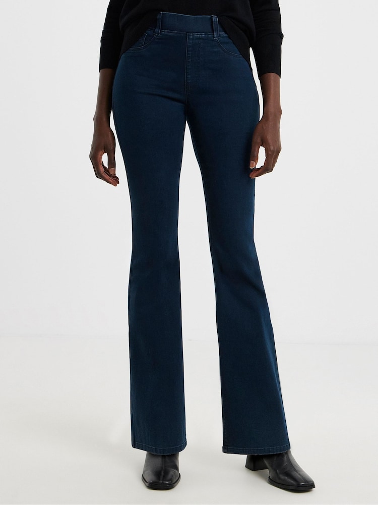 JD Williams Blue Bootcut Jeggings - Image 1 of 4
