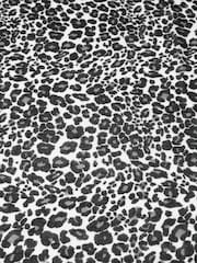 Sosandar Grey Animal Print Scarf - Image 4 of 4