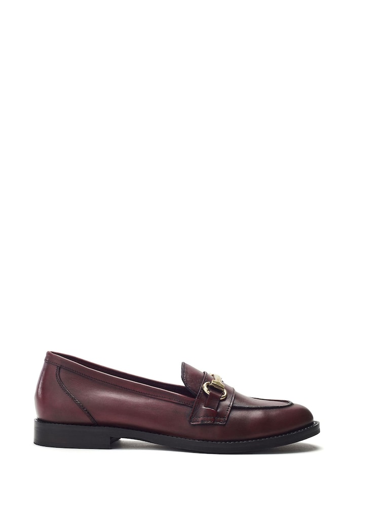 Moda in Pelle Elarra Flat Loafers With Snaffle Trim - Image 1 of 4 Moda in Pelle Elarra Flat Loafers With Snaffle Trim - Image 1 of 4