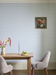 Blue A4 Wallpaper Sample Wiggle Geo - Image 1 of 5