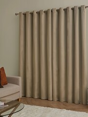 Furn The Ultimate Velvet 100% Blackout Eyelet Curtains - صورة 3 من 7