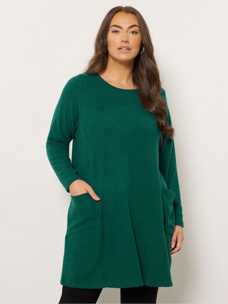 Evans Green Drape Pocket Tunic - Image 1 of 5