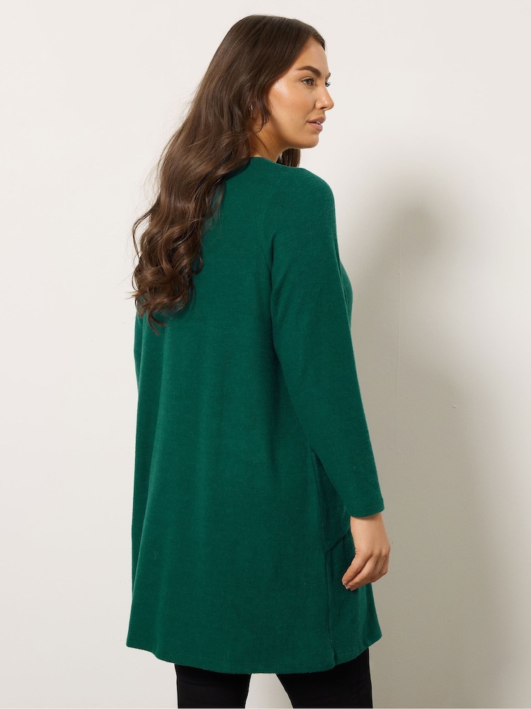Evans Green Drape Pocket Tunic - Image 2 of 5