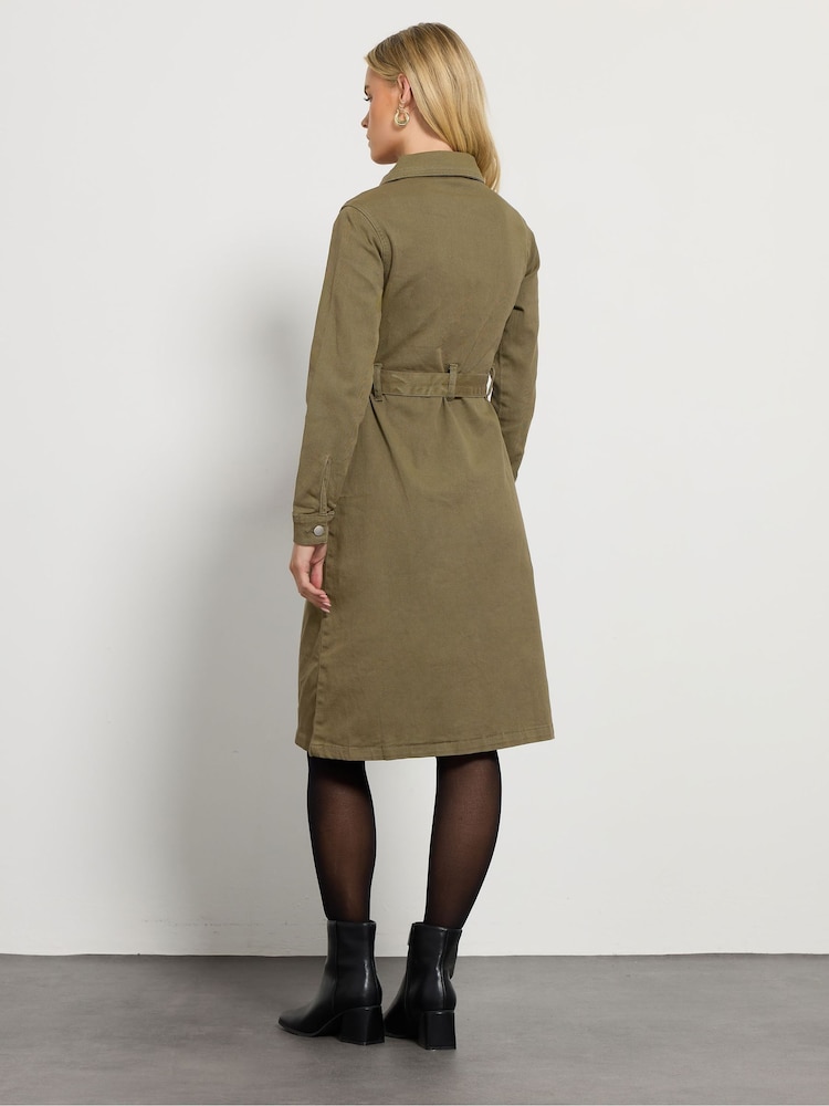 Buy M&Co Petite Zip Detail Denim Dress from Next Hong Kong