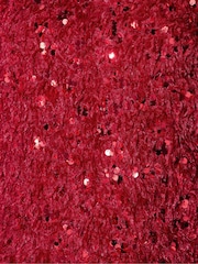 Yours Curve London Textured Sequin Slip Dress - Imagem 5 de 5