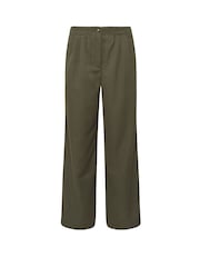PixieGirl Petite Green Pleated Front Wide Leg Trousers - Image 5 of 5