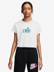 Nike White Sportswear T-Shirt - Image 1 of 3