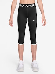 Nike Black Pro Training Capri Leggings - Image 1 of 2
