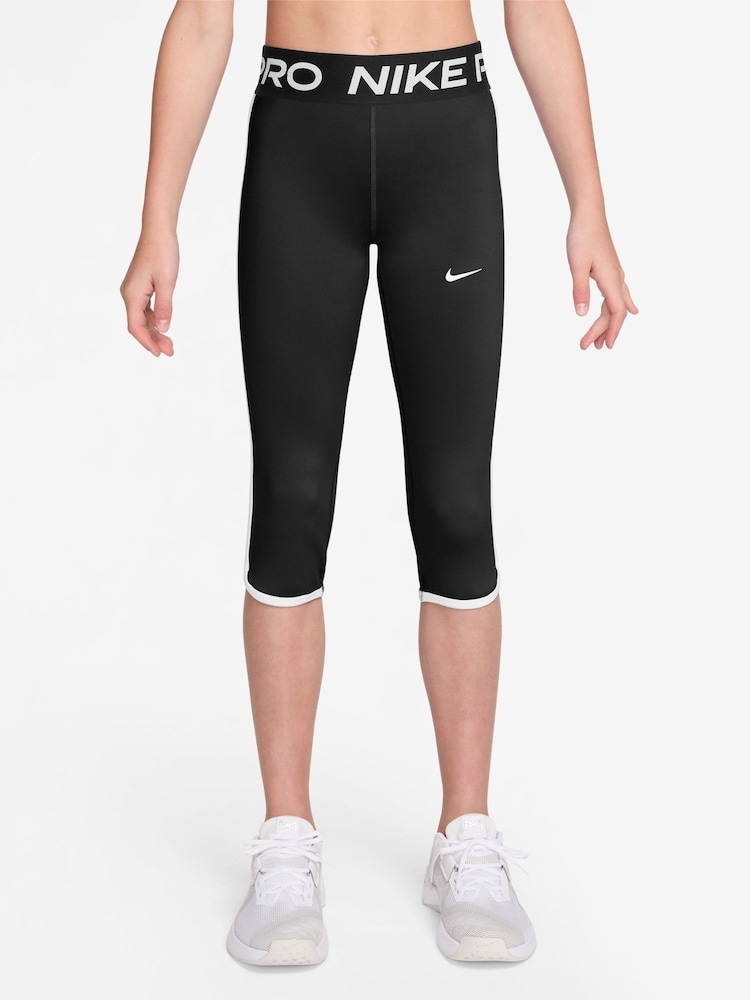 Nike Black Pro Training Capri Leggings - Image 1 of 2