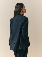 Nothing Ordinary Stripe Premium Single Breasted Tailored Blazer With Wool - Image 2 of 5