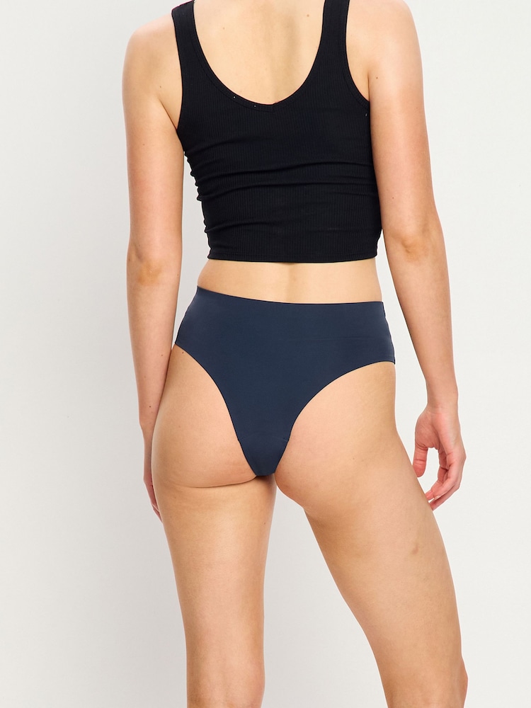 ModiBodi Blue Period Seamfree Active Hi Waist Cheeky Moderate Knickers - Image 2 of 9