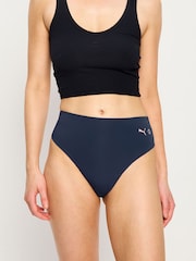 ModiBodi Blue Period Seamfree Active Hi Waist Cheeky Moderate Knickers - Image 3 of 9